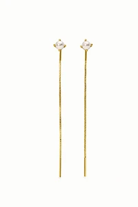 Pearl Threader Earrings