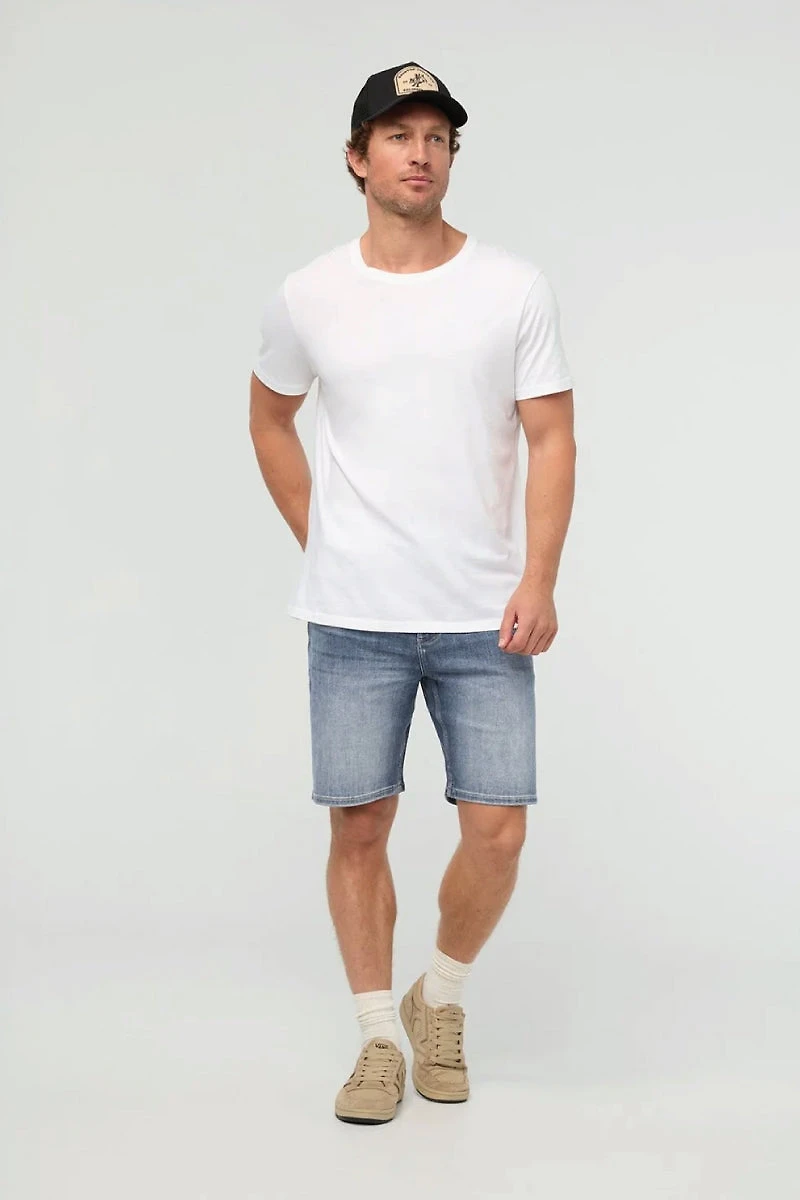 Performance Denim+ Relaxed Shorts