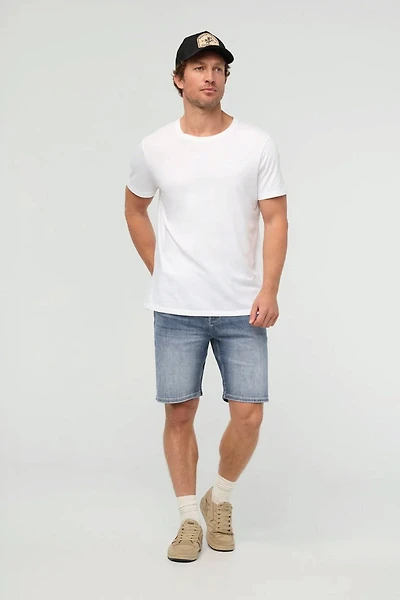 Performance Denim+ Relaxed Shorts