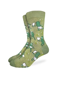 Pickles Playing Pickleball Socks