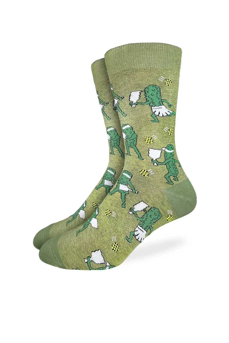 Pickles Playing Pickleball Sock