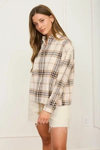 Plaid Boxy Shirt