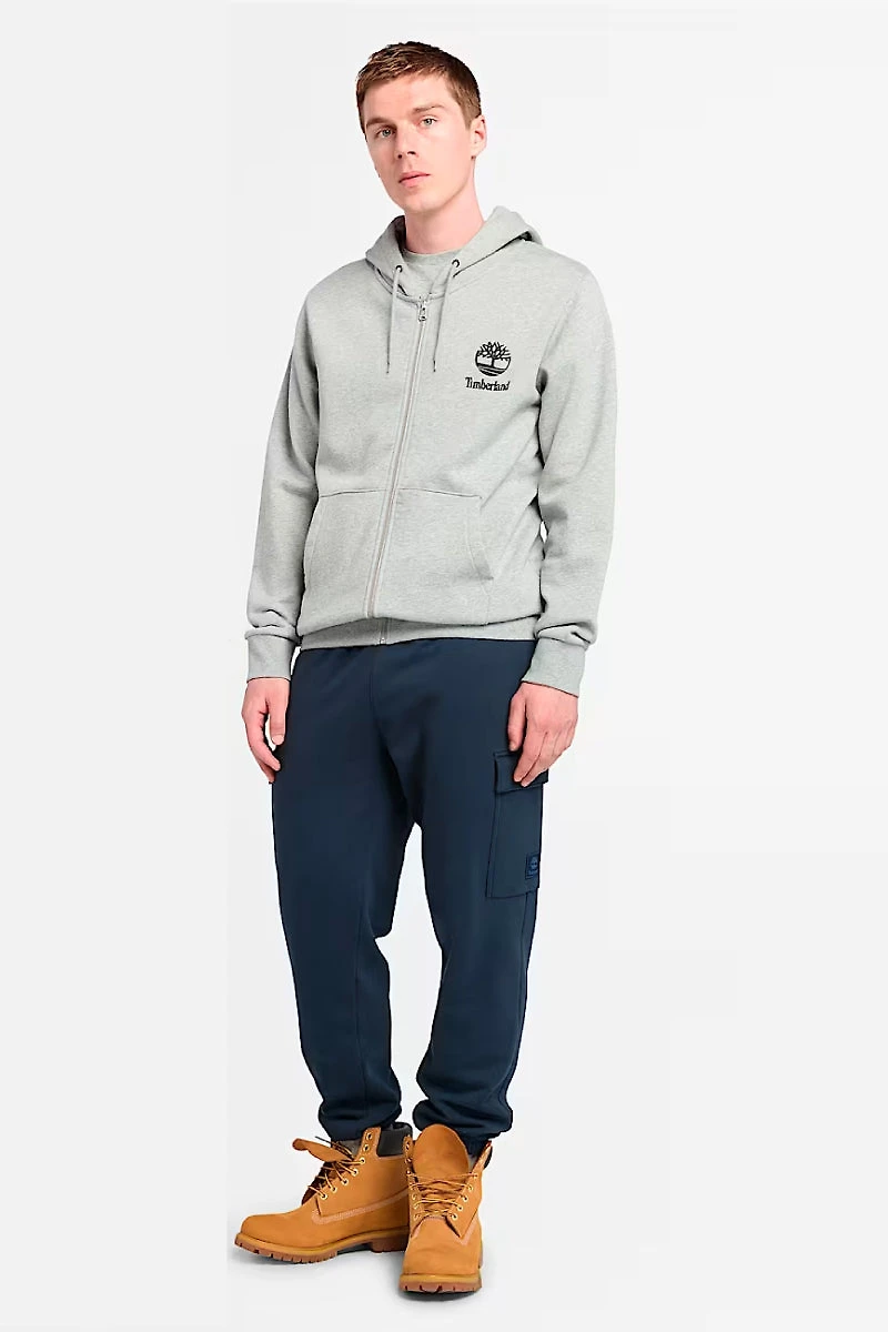 Print Stack Logo Full-Zip Hoodie