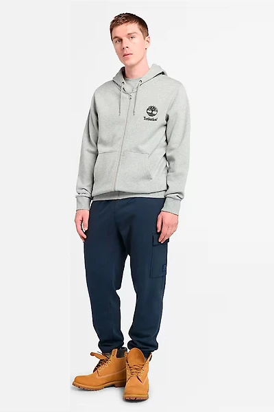 Print Stack Logo Full-Zip Hoodie