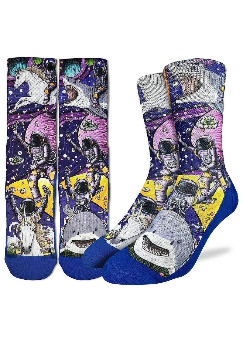 Psychedelic Space Mission Sock