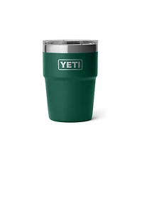 Rambler 16 oz Stackable Cup - Black Forest Green