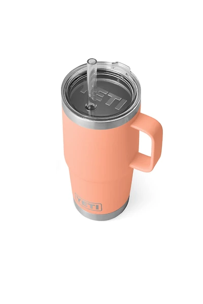 Rambler 25 oz Straw Mug - Lowcountry Peach