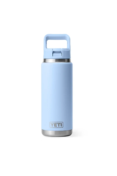 Rambler 26 oz Straw Bottle - Big Sky Blue