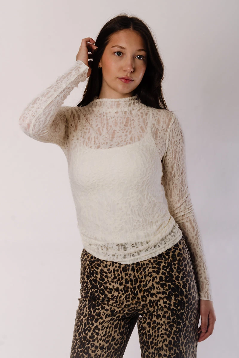 Reiko Lace Long Sleeve Top