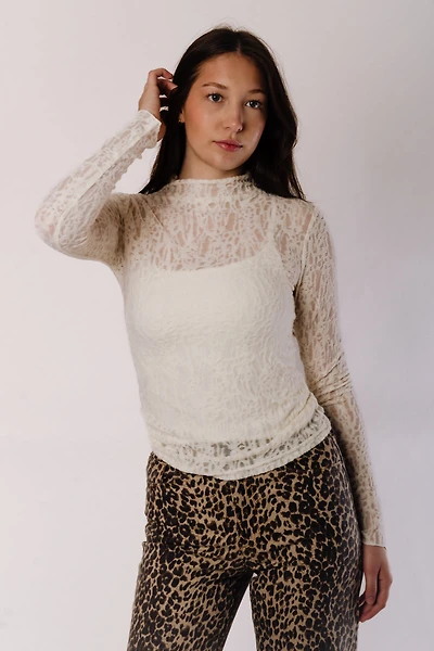 Reiko Lace Long Sleeve Top
