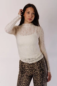Reiko Lace Long Sleeve Top