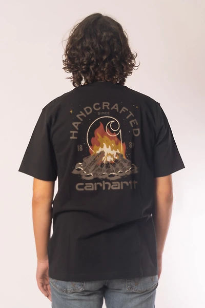 Relaxed Fit Fire Graphic Tee