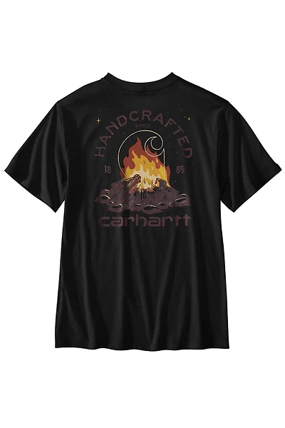 Relaxed Fit Fire Graphic Tee