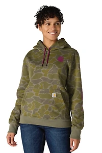 Relaxed Fit Midweight Logo Sleeve Printed Hoodie