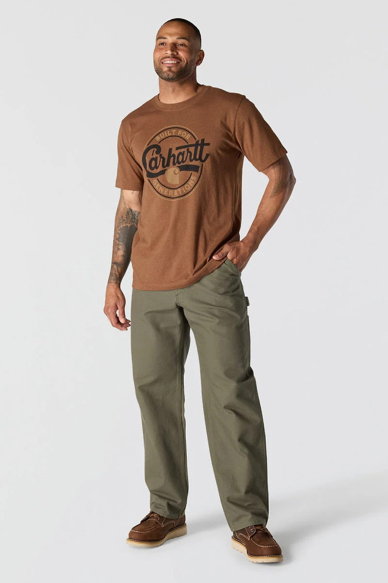 Relaxed Fit Script Graphic Tee