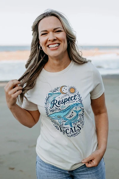 Respect The Locals Whale Tee