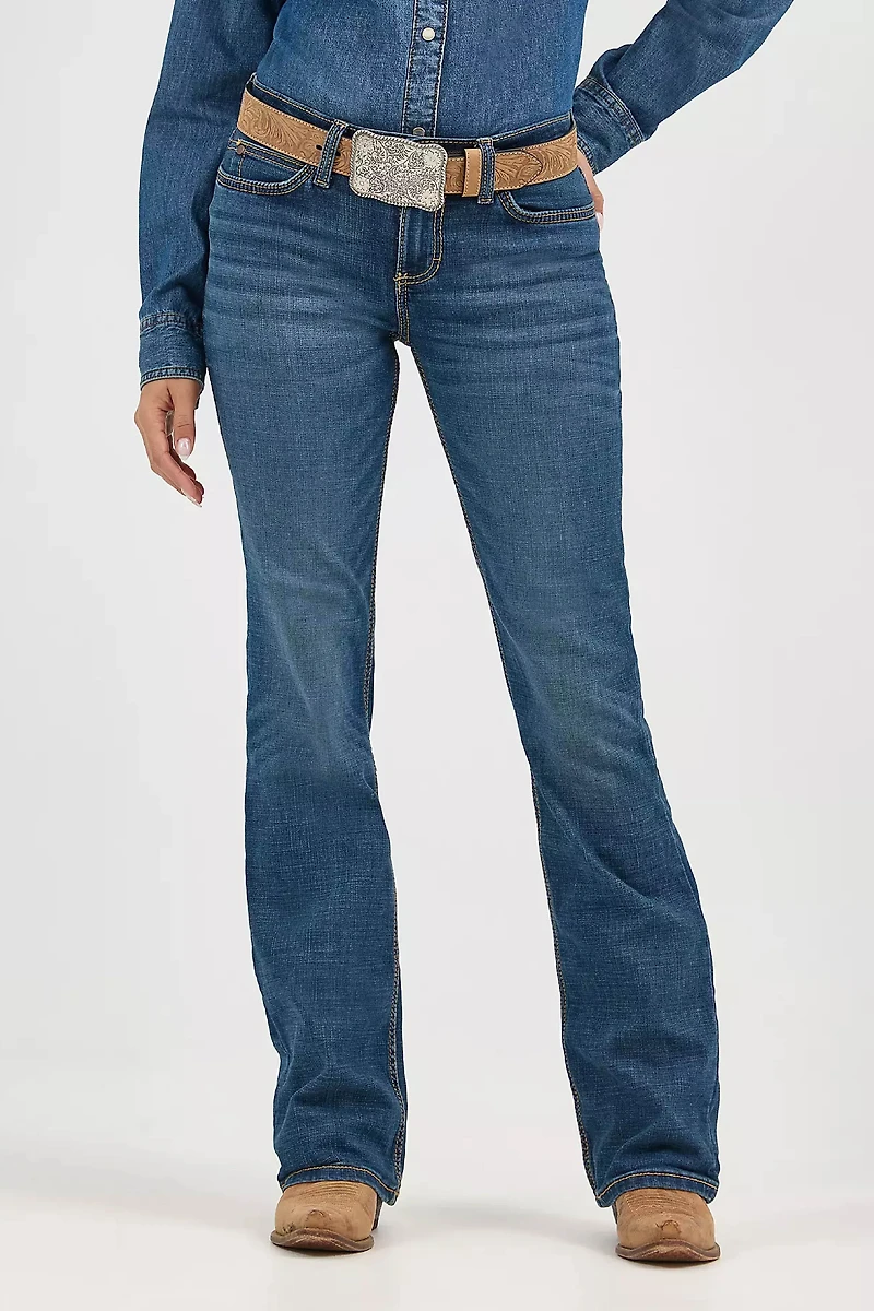Retro Mae Mid Rise Bootcut Jeans