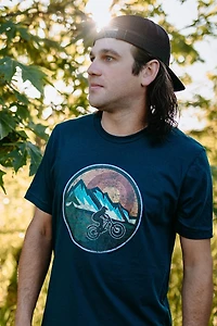 Retro Mountain Biker Tee