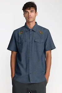 Rosa Chambray Short Sleeve Shirt