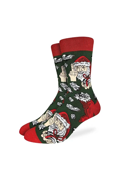 Santa's Naughty List Sock