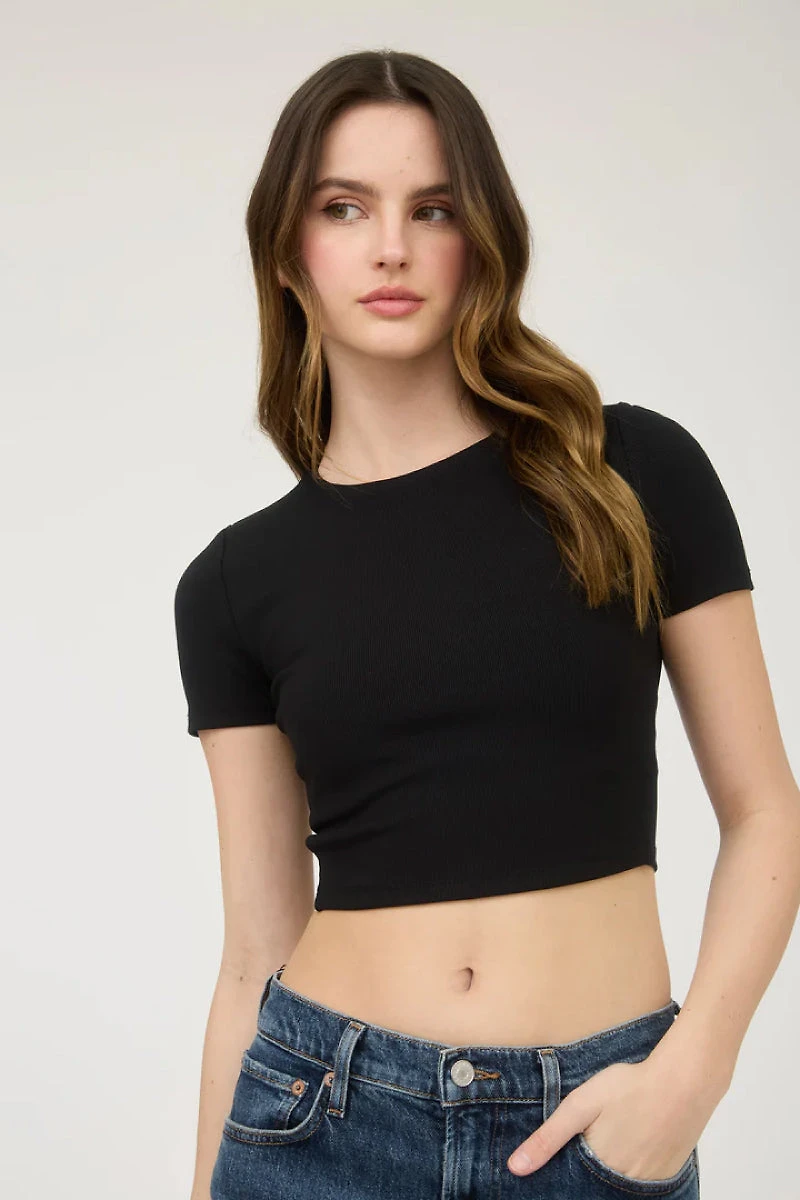 Seamless Crop Tee