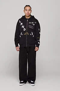 Unisex She Will Outlast Us Zip Hoodie