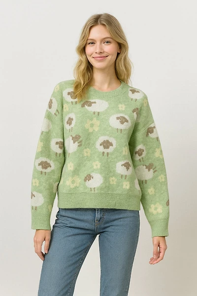 Sheep Crew Sweater
