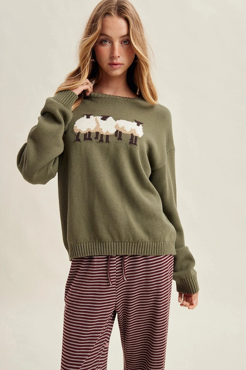 Sheep Trio Sweater