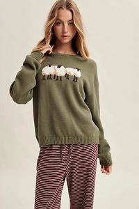 Sheep Trio Sweater