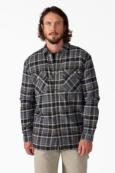 Sherpa Lined Flannel Jacket