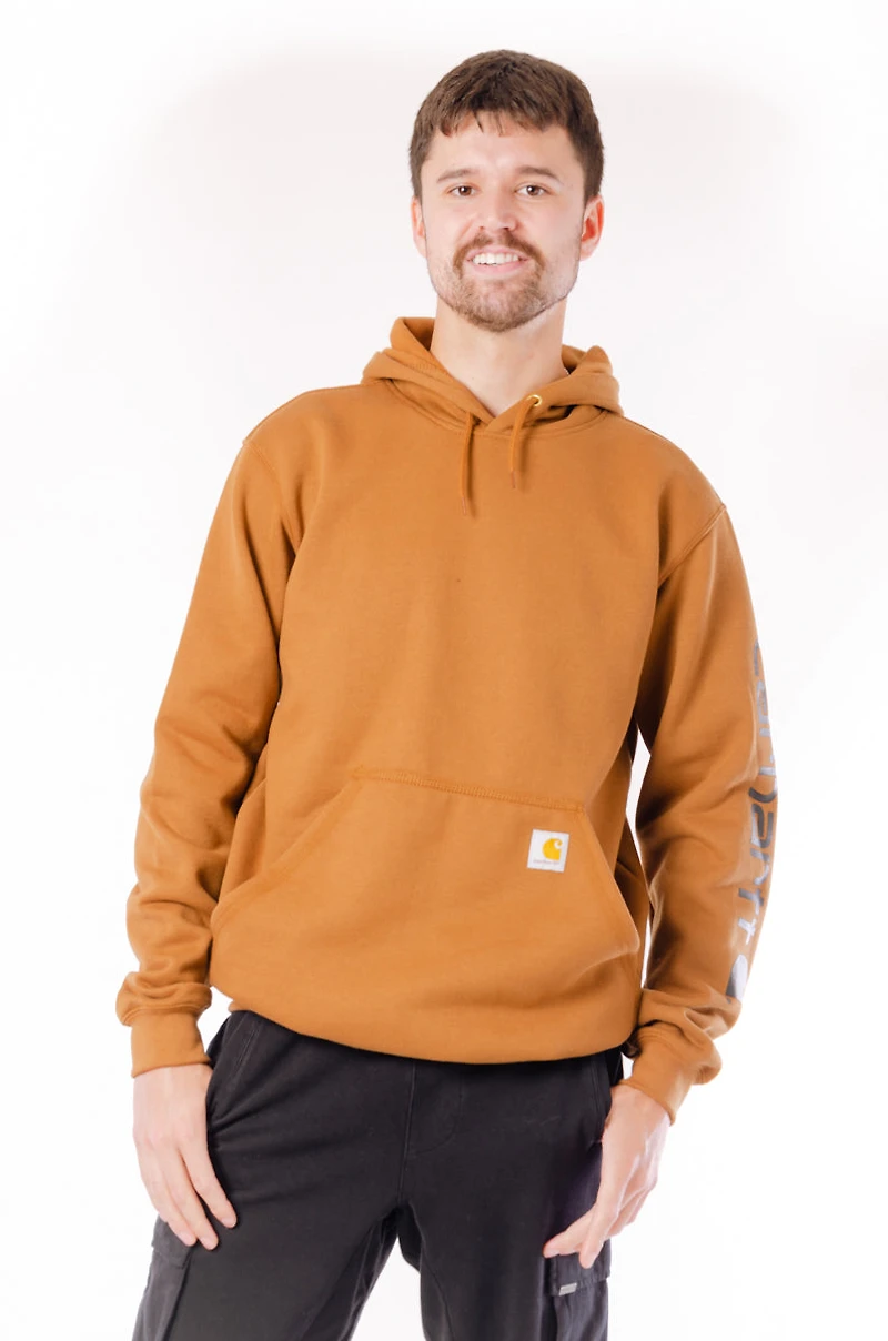 Logo Sleeve Hoodie