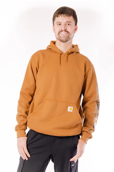Logo Sleeve Hoodie