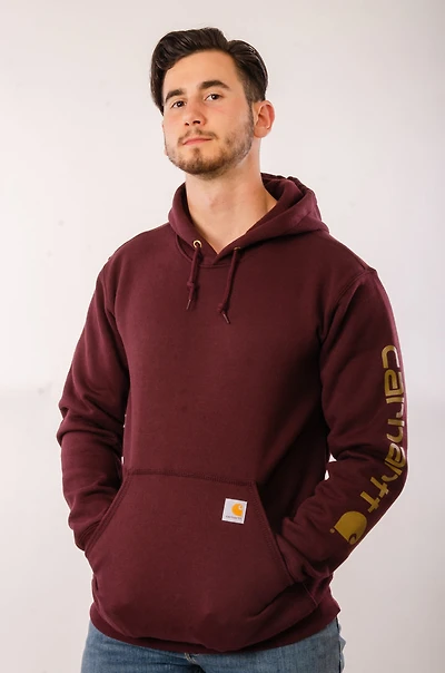 Logo Sleeve Hoodie
