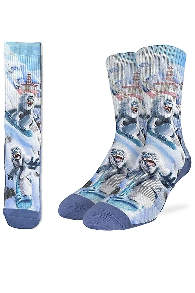 Snowboarding Yeti Sock
