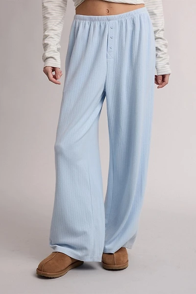 Soft Rib Relaxed Pants