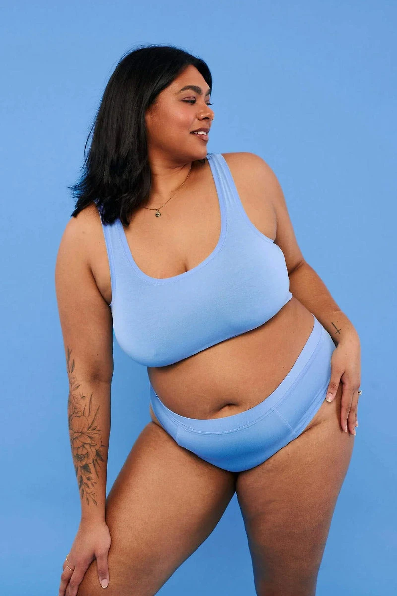 Sporty Bralette - Sky Blue
