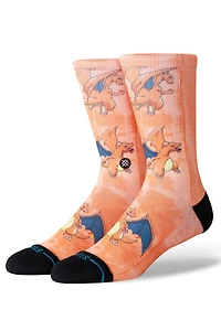 Pokemon x Stance Charizard Crew Sock