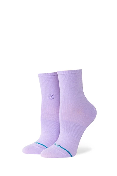 Fine Rib Quarter Sock