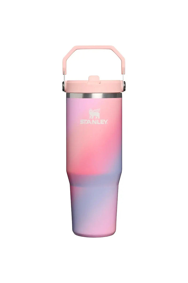 Iceflow Flip Straw Tumbler 30 oz - Sunset Spiral