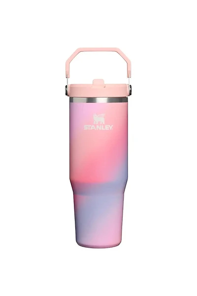 Iceflow Flip Straw Tumbler 30 oz - Sunset Spiral