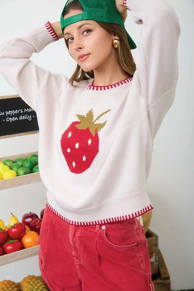 Strawberry Sweater