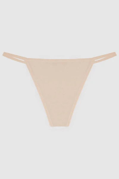String Thong - Beige