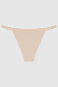 String Thong - Beige