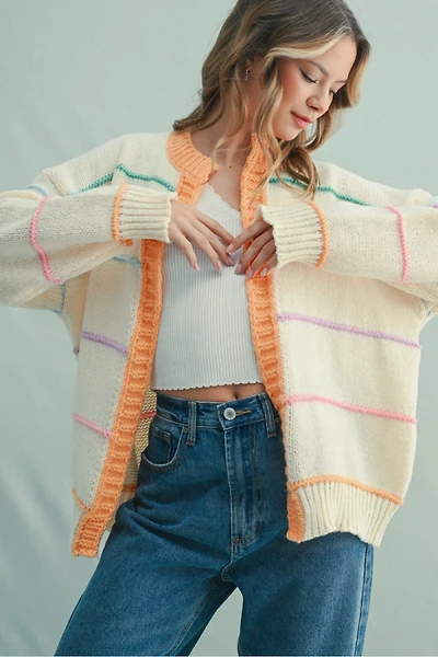 Stripe Cardigan