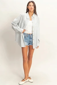 Striped Button Up Shirt