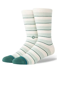 Striped It Crew Sock