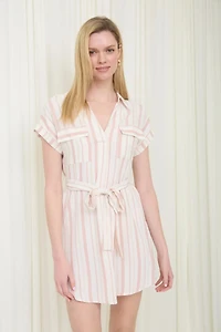 Striped Shirt Dress