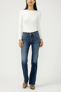 Suki Mid Rise Bootcut Jeans