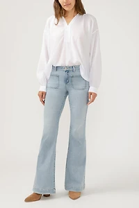 Suki Mid Rise Flare Jeans