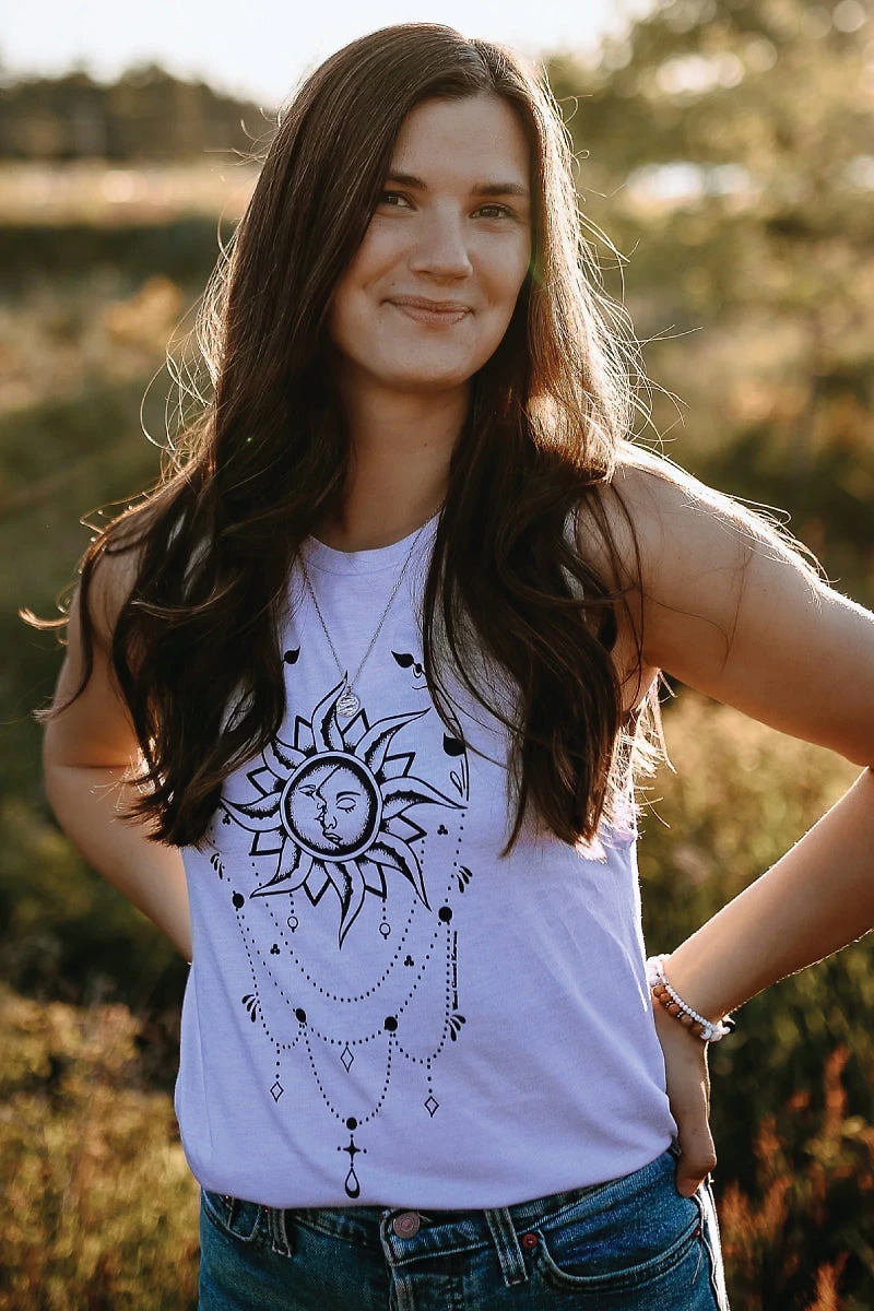 Sun/Moon Muscle Tank